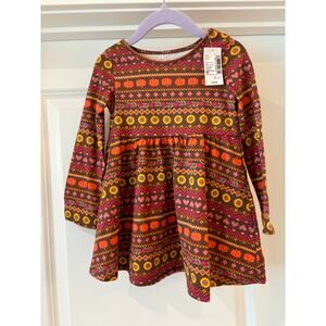 Fall Autumn Pumpkin Dress NWT Size 2T Children’s Place